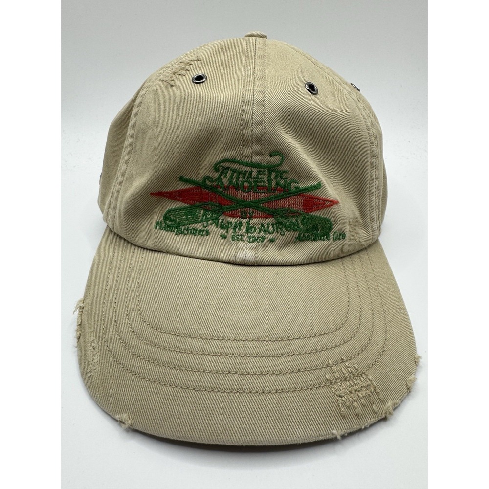 VTG NWT Polo Ralph Lauren Fly Fishing Hat Distressed Strapback Cap